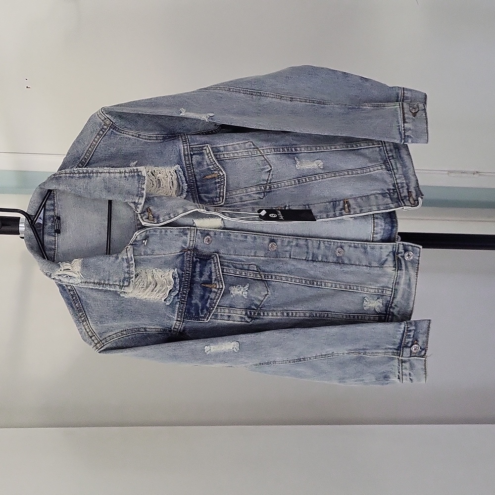 Distressed Denim Jacket